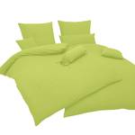 Parure de lit TANGO coton seersucker Mako délicat - Vert pomme - Vert pomme 240 cm x 220 cm