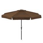 Parasol carré Amalfi Aluminium / Polyester Anthracite Mocca 300cm