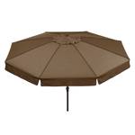 Marktschirm Amalfi Aluminium/Polyester Anthrazit/Mocca Durchmesser: 300 cm