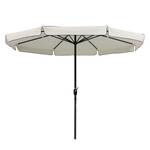 Parasol carré Amalfi Aluminium / Polyester Anthracite Naturel 300cm