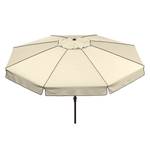 Parasol carré Amalfi Aluminium / Polyester Anthracite Naturel 300cm