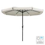 Parasol carré Amalfi Aluminium / Polyester Anthracite Naturel 300cm