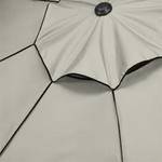 Parasol Amalfi aluminium/polyester antracietkleurig/natuurlijke kleuren aluminium/antracietkleurig polyester/natuurkleurig diameter: 350cm