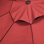 Parasol carré Amalfi Aluminium / Polyester - Anthracite / Terracotta 300cm