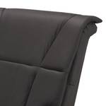 Relaxfauteuil Cubillo microvezel - zwart