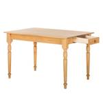 Table Edgware Pin massif - Pin ciré - 120 x 80 cm