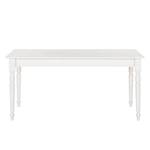 Table Edgware Pin massif - Pin blanc - 160 x 80 cm