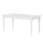 Table Edgware Pin massif - Pin blanc - 160 x 80 cm