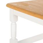 Sedia tavolo da pranzo Edgware I Set 2 - in legno massello - Miele / Bianco - Senza braccioli
