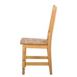 Chaises Edgware I (lot de 2) Pin massif - Pin ciré - Sans accoudoirs