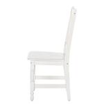 Chaises Edgware I (lot de 2) Pin massif - Pin blanc - Sans accoudoirs