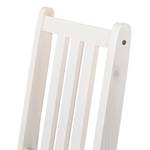 Chaises Edgware II (lot de 2) Pin massif - Miel / Blanc - Sans accoudoirs