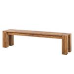 Banc NoahWOOD Chêne massif - Chêne - Largeur : 220 cm