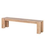 Bank Noahline massief eikenhout - Wit geolied eikenhout - Breedte: 180 cm