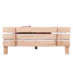 Massief houten bed AresWOOD Wit geolied kernbeukenhout - 180 x 200cm - Met hoofdeinde