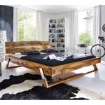 Massief houten bed Breuberg massief wild eikenhout - 200 x 200cm