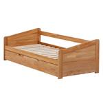 Letto in legno massello DemiWOOD con superficie letto supplementare - Legno di faggio selvatico oliato