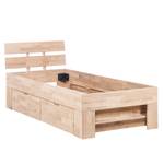 Massief houten bed EosWOOD massief eikenhout - Wit geolied eikenhout - 90 x 200cm