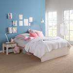 Massief houten bed Fia massief grenenhout - Wit grenenhout - 160 x 200cm