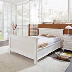 Massief houten bed Friedrich spar massief - wit - 140 x 200cm