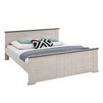 Massief houten bed Hanstholm wit grenenhout - 140 x 200cm