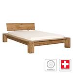 Massief houten bed Morton massief moeraseikenhout - 140 x 200cm