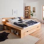 Massief houten bed TemukaWOOD 180x200cm - eikenhout - Kernbeuken - 180 x 200cm
