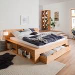 Massief houten bed TemukaWOOD 180x200cm - eikenhout - Kernbeuken - 140 x 200cm