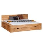 Massief houten bed TemukaWOOD 180x200cm - eikenhout - Kernbeuken - 180 x 200cm