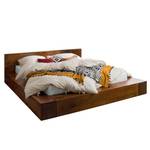Houten bed Wicklewood Bruin - Massief hout - 230 x 71 x 235 cm