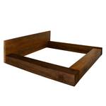 Massivholzbett Wicklewood Braun - Massivholz - 230 x 71 x 235 cm