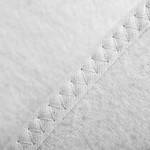 Matratzen-Auflage Premium Zwirn-Calmuc Baumwolle - Weiß -100x220cm