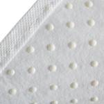 Matratzen-Unterlage Noppen Polyester/Acryl-Latex Noppen - Weiß - 120x200 cm