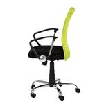 Chaise pivotante de bureau Matthew Revêtement textile - Vert pomme