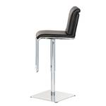 Tabouret de bar Maura Imitation cuir - Noir