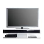 Meuble TV Lightspeed I Blanc mat / Noir