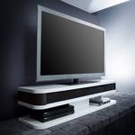 Meuble TV Lightspeed I Blanc mat / Noir