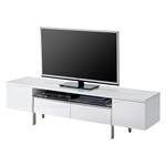 Meuble TV Lazarus Blanc brillant