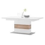 Table extensible Ledigos Blanc / Imitation chêne Riviera