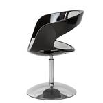 Fauteuil pivotant Merida Noir / Blanc