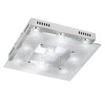 LED-Deckenleuchte Brooks Metall / Glas - Flammenanzahl: 9