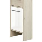 Kleine kast Quickset 350 lichte pijnboomhouten look/wit - Breedte: 33 cm