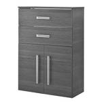 Midischrank Lugano II Pinie-Anthrazit Dekor - 70 cm