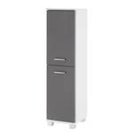 Armoire midi Lumo I Blanc / Basalte