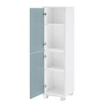 Armoire midi Lumo I Blanc / Bleu colombe