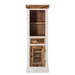 Armoire midi Newhaven Manguier partiellement massif - Manguier / Blanc