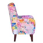 Fauteuil Karla geweven stof - Paars