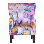 Fauteuil Karla Tissu - Violet