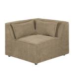 Modul-Ecksofa Pilmore I Microvelours Sandgrau