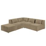 Modul-Ecksofa Pilmore I Microvelours Sandgrau